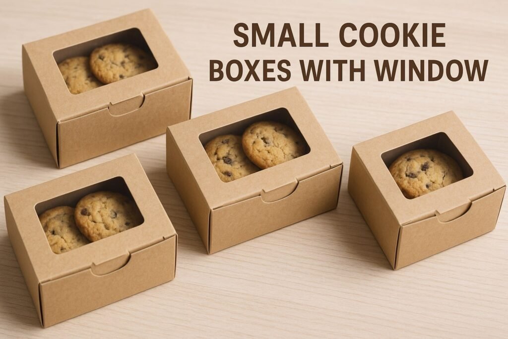 Small Cookie Boxes with Window 7 Small Cookie Boxes with Window