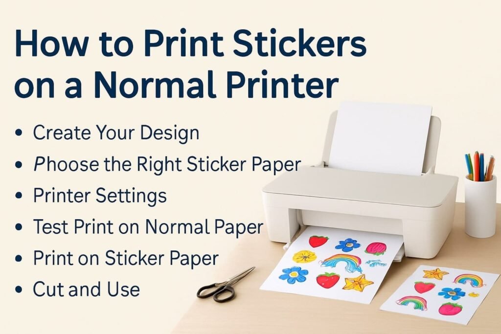 How to Print Stickers on a Normal Printer 9 How to Print Stickers on a Normal Printer