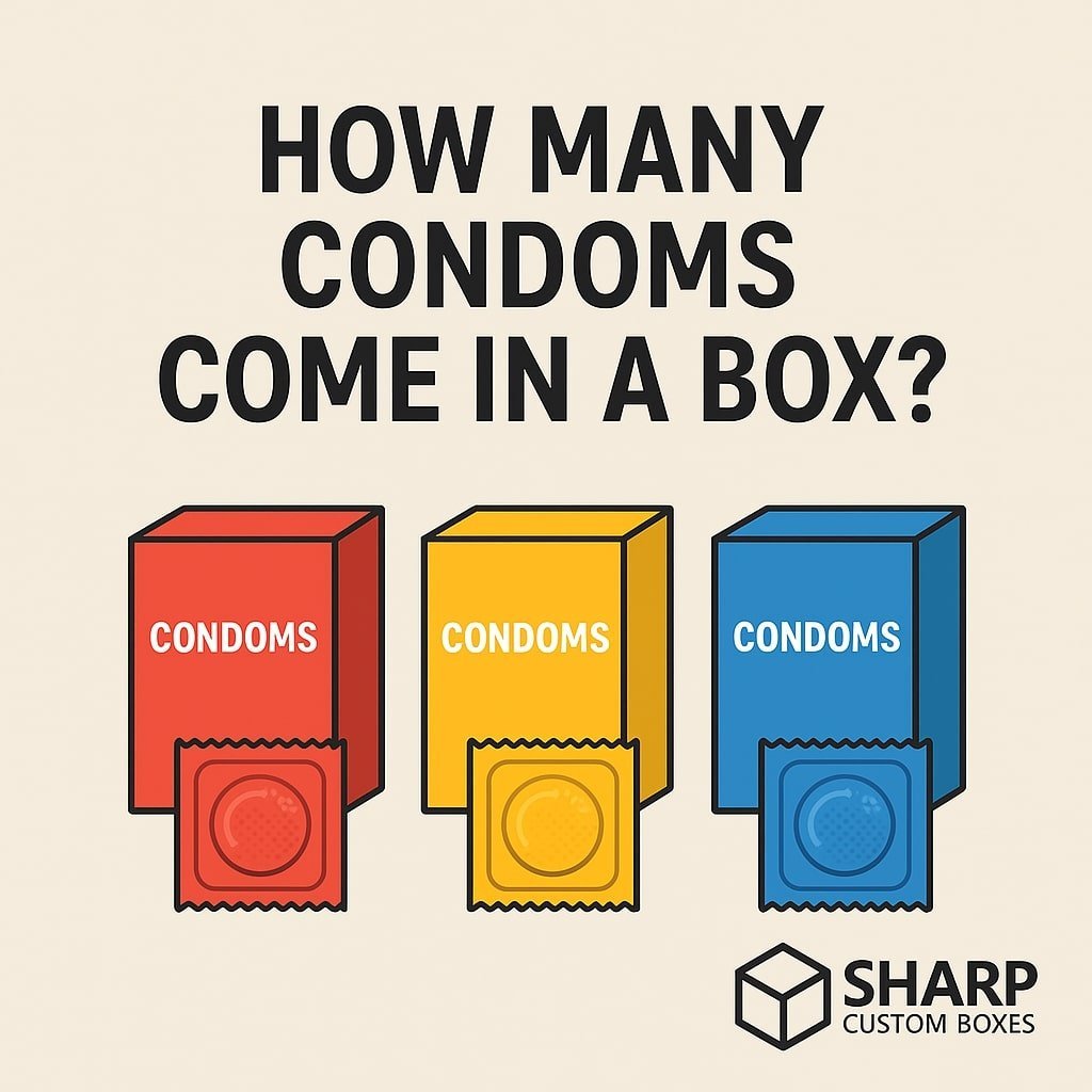 How Many Condoms Come in a Box? | A Complete Guide by Sharp Custom Boxes