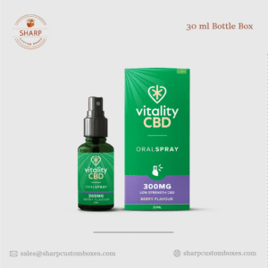 Custom 30ml Bottle Boxes